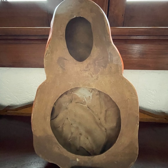 Vintage MCM Achatit Germany Madonna & Child Wall Hanging Sculpture - Picture 10 of 11